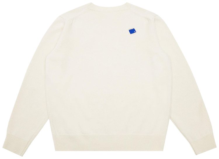 Ader Error TRS Tag Drop Shoulder Sweater Oatmeal