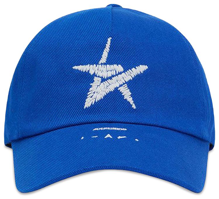 Ader Error Embroidered Baseball Cap Blue