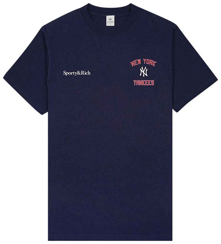 Sporty  Rich Home Run T Shirt NavySports RedWhite