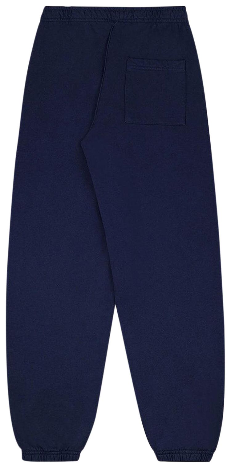 Sporty  Rich Yankees Serif Sweatpant NavyWhite