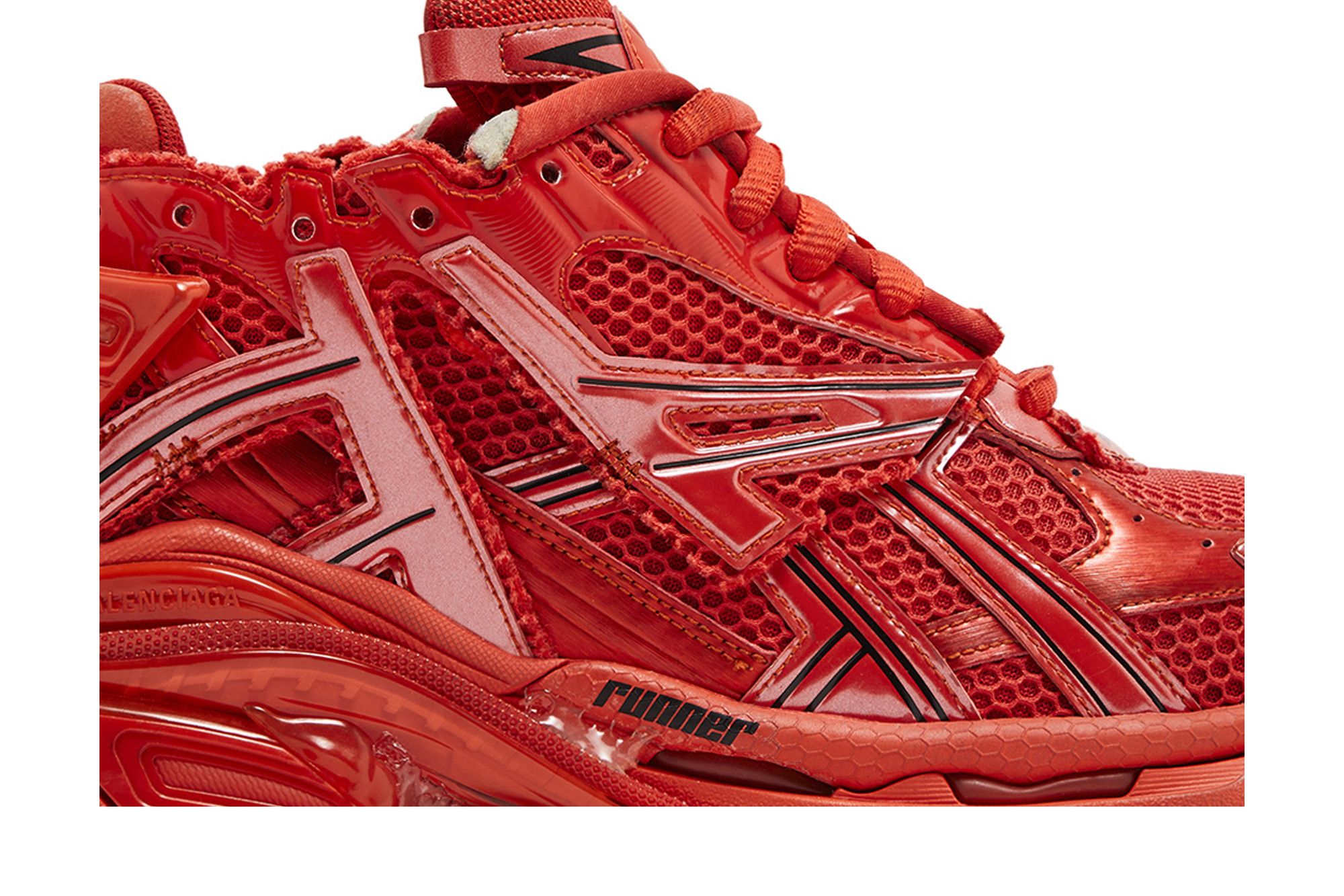 Size 10.0 Balenciaga Runner Sneaker Red