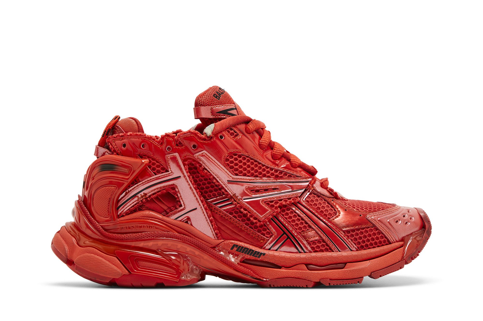 Balenciaga runners womens red on sale