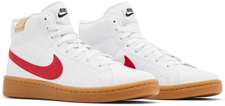 Nike Wmns Court Royale 2 Mid White Siren Red Gum