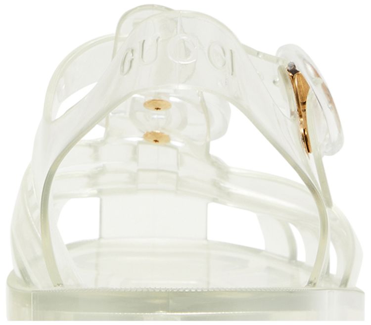 Gucci Wmns GG Fisherman Sandal Clear