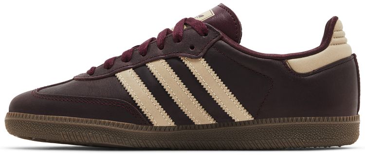 Adidas Wmns Samba OG Maroon Crystal Sand