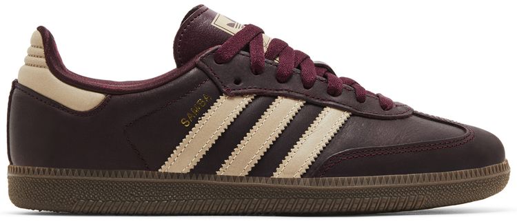 Adidas Wmns Samba OG Maroon Crystal Sand