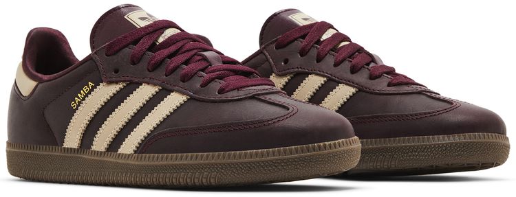 Adidas Wmns Samba OG Maroon Crystal Sand