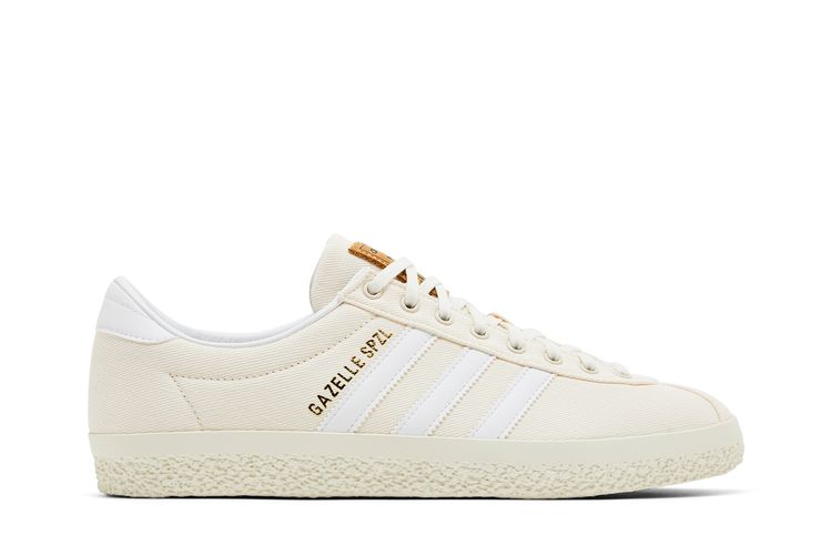 mens white gazelles size 8