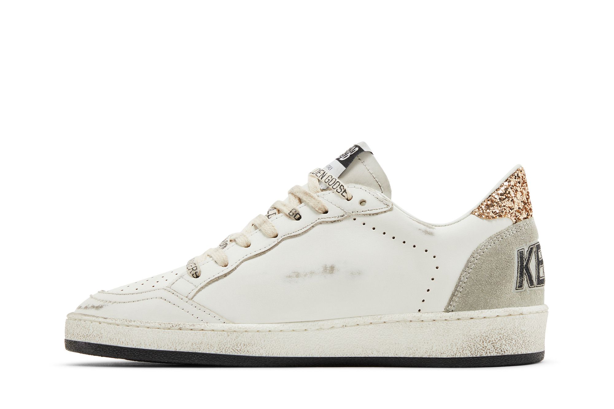 スニーカー GOLDEN  Women Sneakers GWF00117 F00611810750 White Buy Golden Goose Wmns Ballstar 'White Black Gold Ice