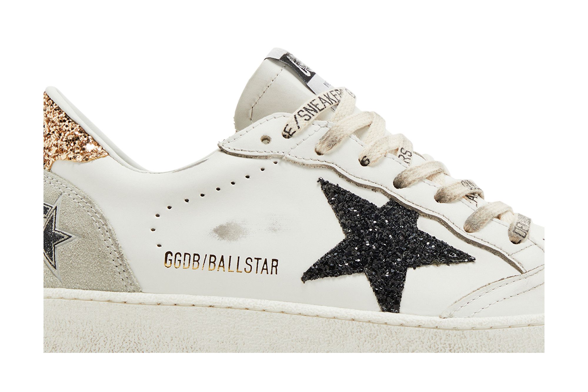 スニーカー GOLDEN Women Sneakers GWF00117 F00611810750 White Buy Golden Goose Wmns Ballstar 'White Black Gold Ice