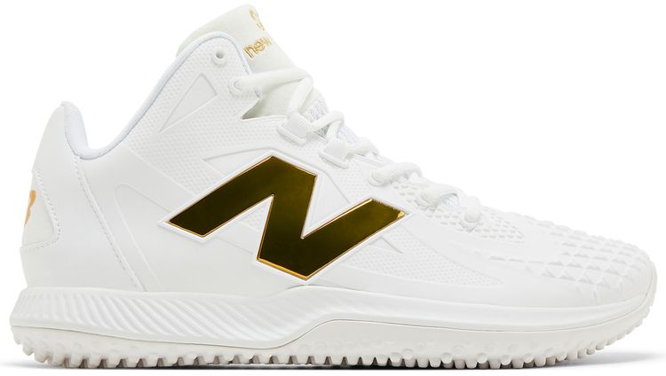 New Balance Ohtani 1 TF White Metallic Gold