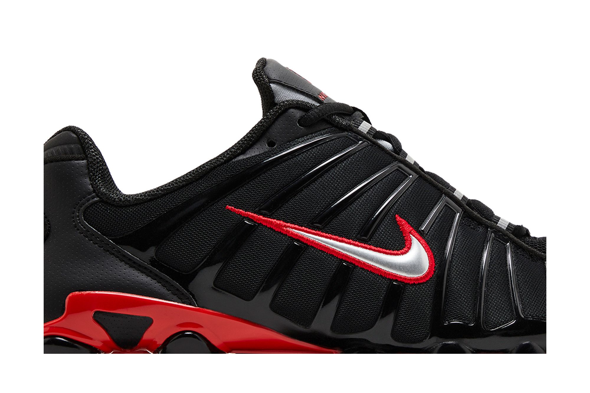 Skepta x nike shox tl black red clearance