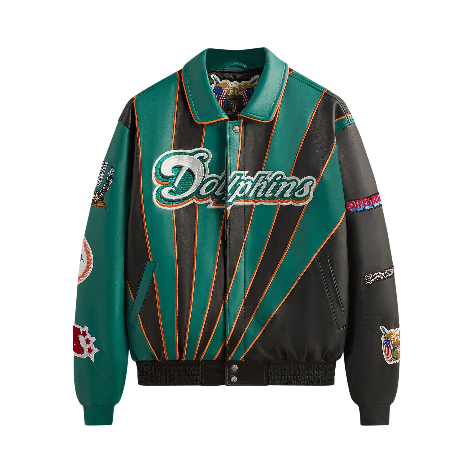 Dolphins レザー ジャケット NFL Dolphins レザー ジャケット NFL