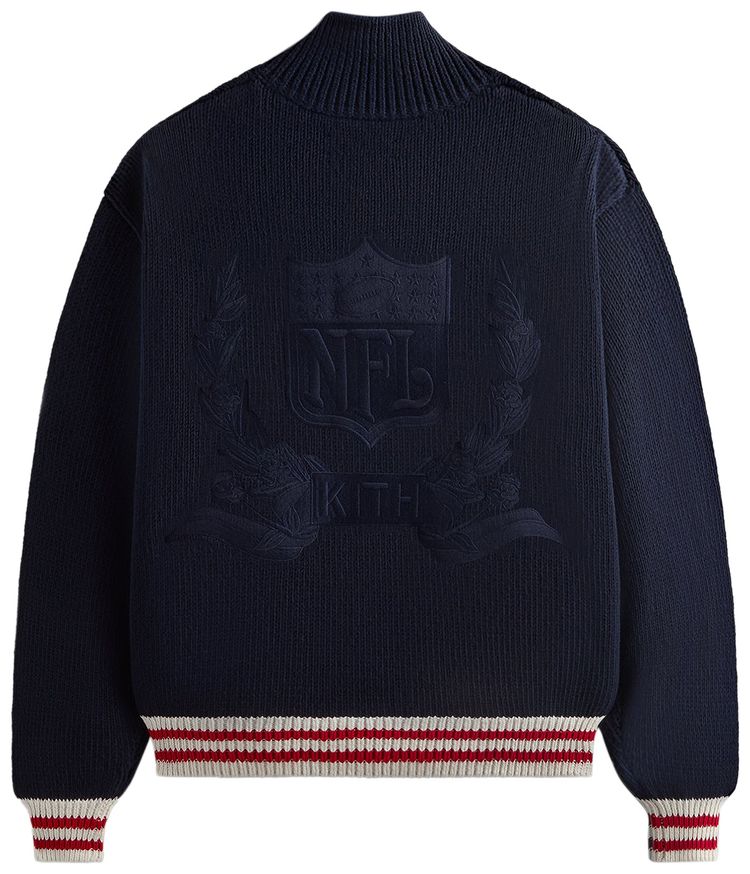Kith  47 for the NFL Giants Wyona Full Zip Sweater Nocturnal