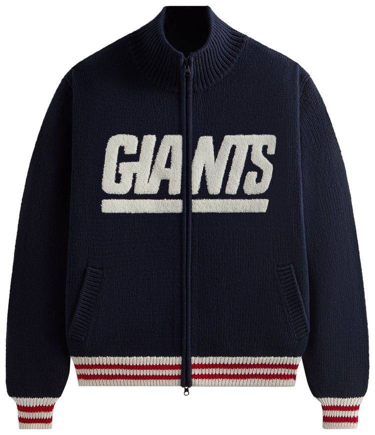 Kith  47 for the NFL Giants Wyona Full Zip Sweater Nocturnal