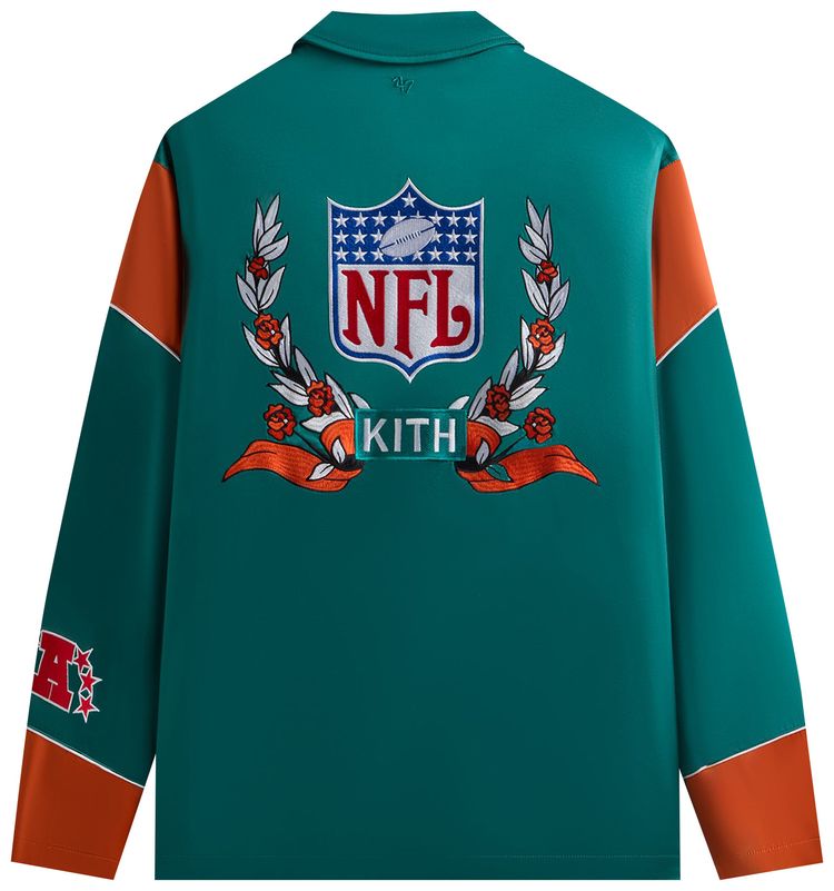 Kith  47 for the NFL Dolphins Kieran Coaches Jacket Center