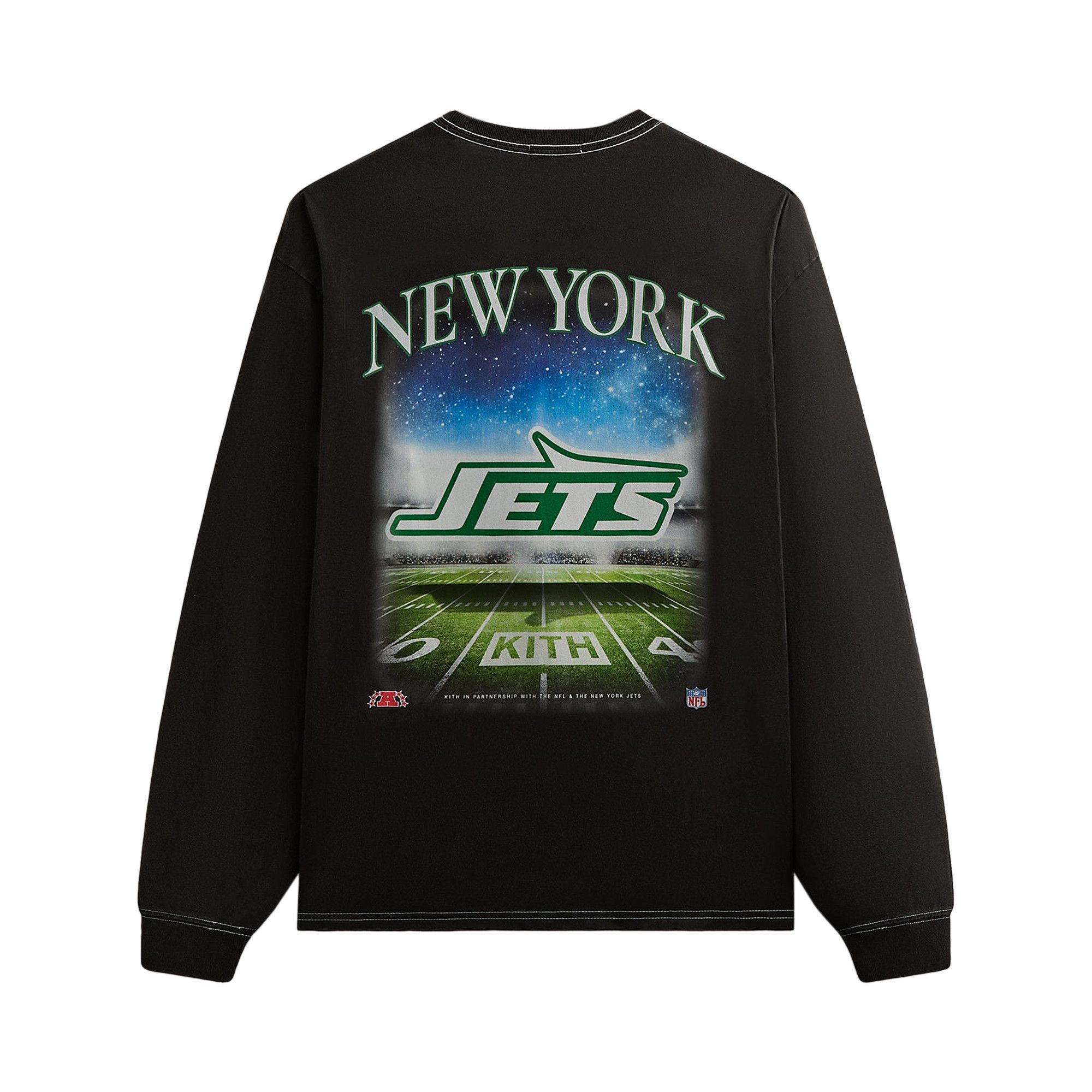 ☆ KITH x ‘47 NFL JETS vintage L/S tee コラボスウェット ☆ Buy Kith & '47 for the NFL: Jets Vintage Long-Sleeve Tee