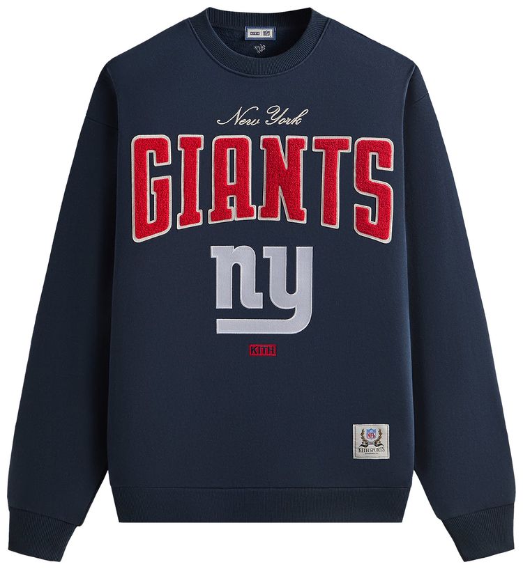 Kith  47 for the NFL Giants Nelson Crewneck Nocturnal