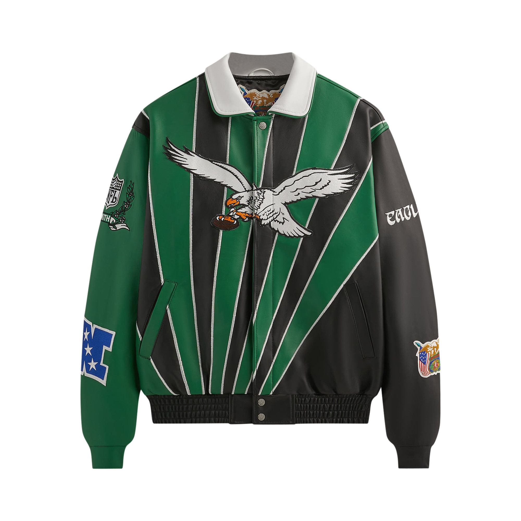 Buy Kith & Jeff Hamilton for the NFL: Eagles Leather Varsity