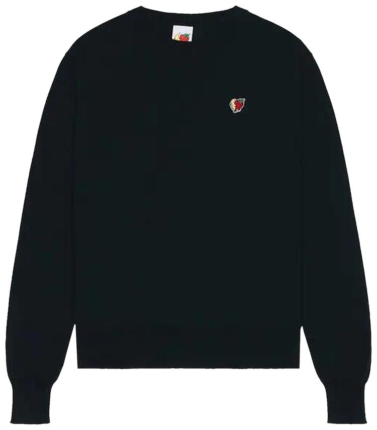 Sky High Farm Workwear Perennial Logo Crewneck Sweater Black