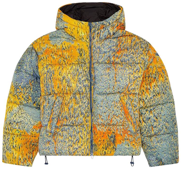 Diesel W Bogaert Puffer Jacket BlueOrange