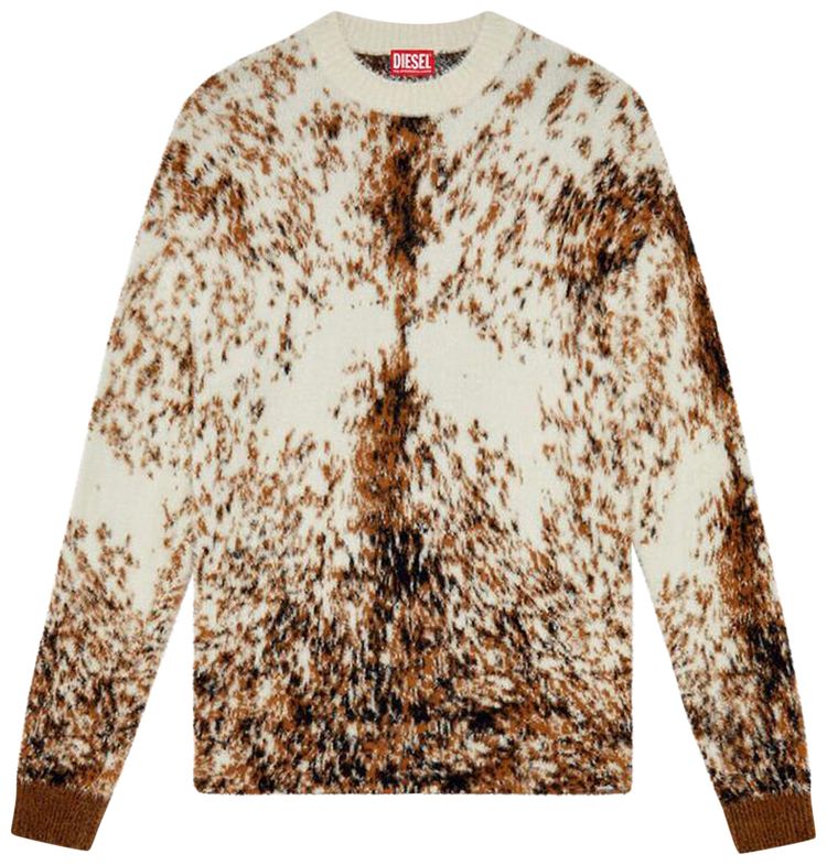 Diesel K Itello Fluffy Jumper Chocolate