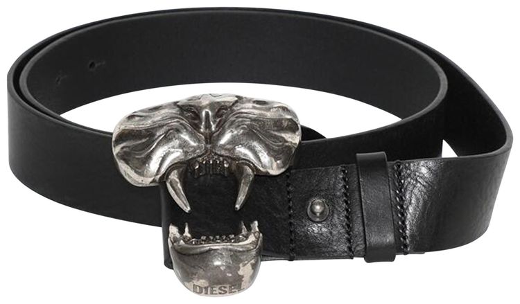 Diesel B Ite Leather Belt Black