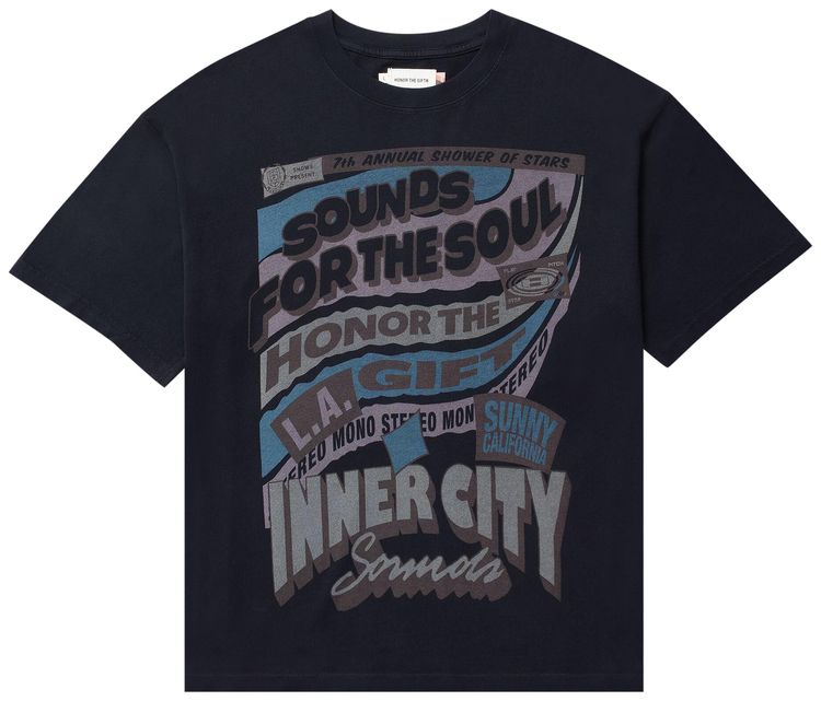 Honor The Gift Sounds For The Soul Tee Black