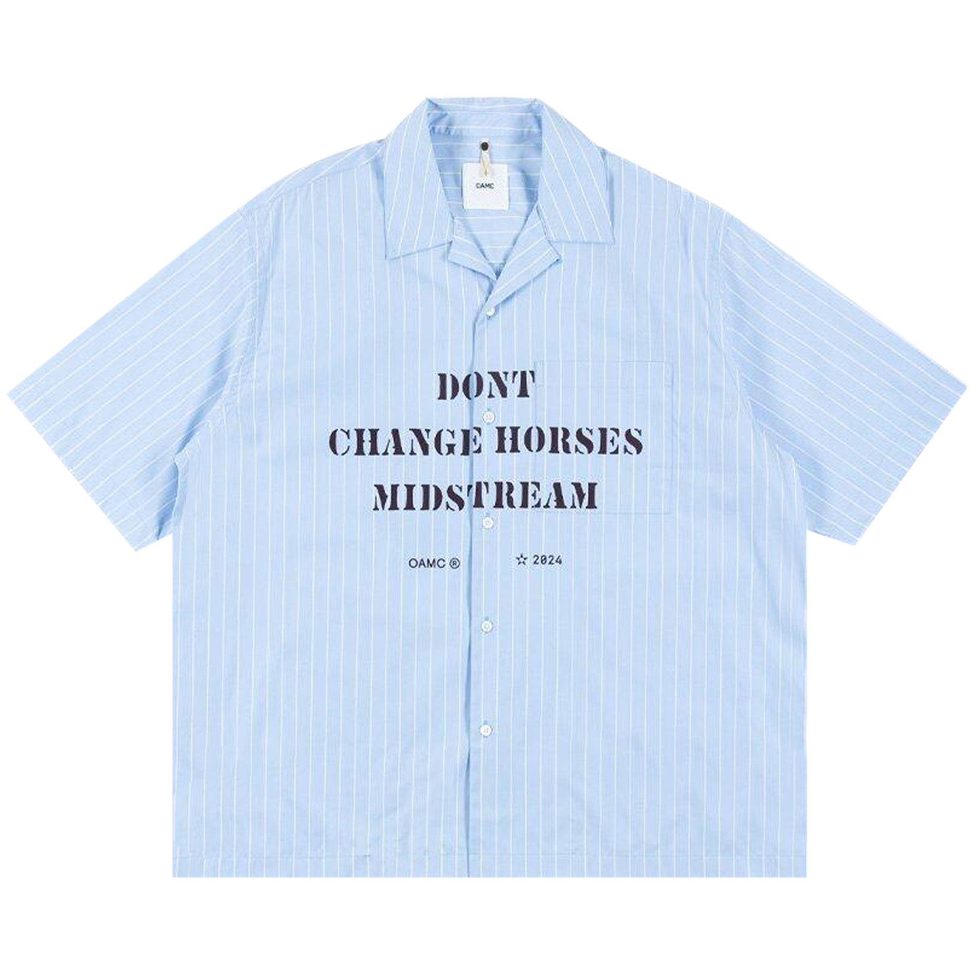 OAMC / Blue Striped shirt sizeM