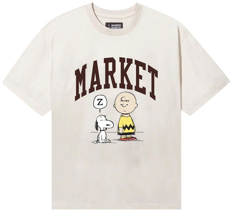 Market Peanuts Arc T Shirt Ecru