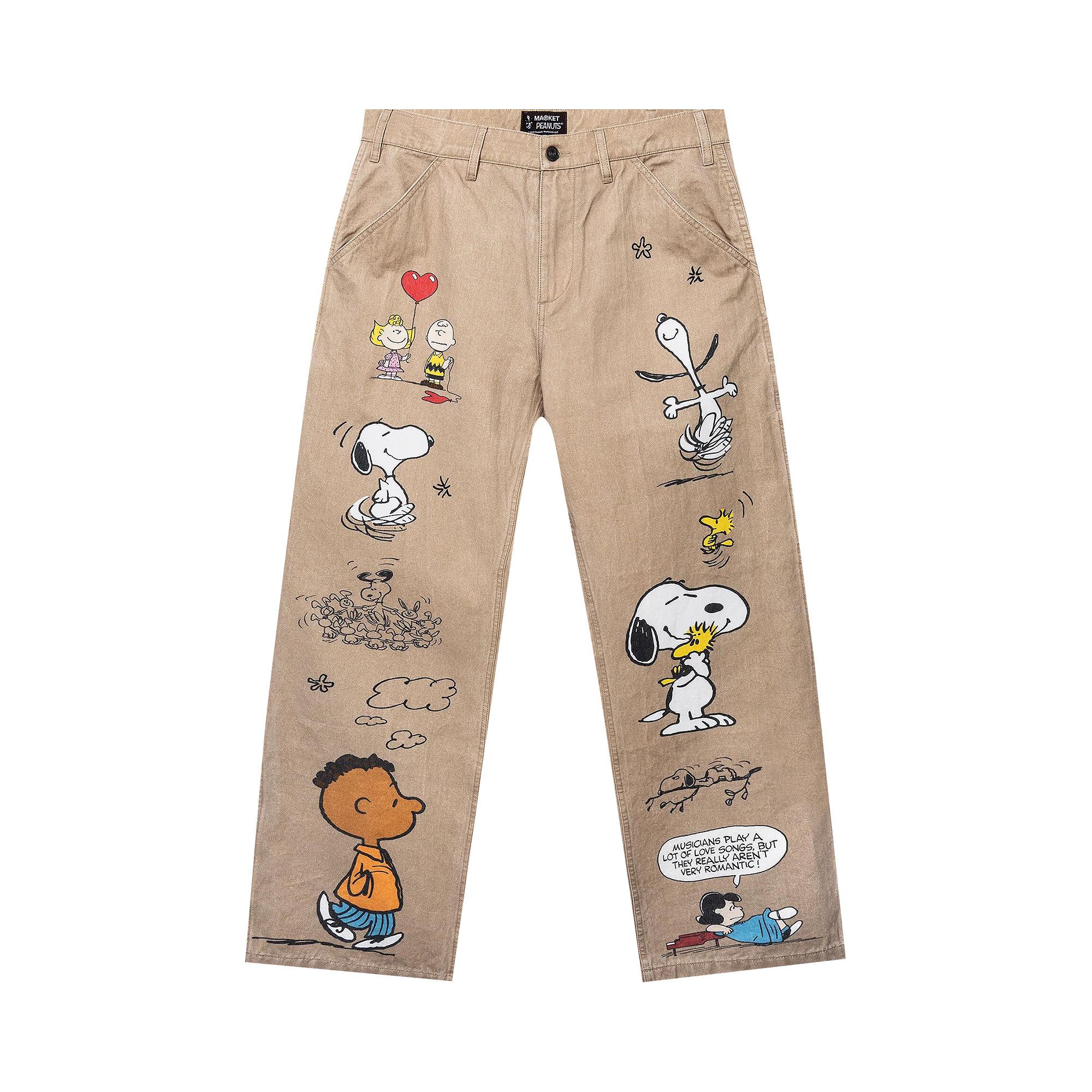 Buy Market Peanuts Senior Pants 'Khaki' - 388001165 KHAK | GOAT