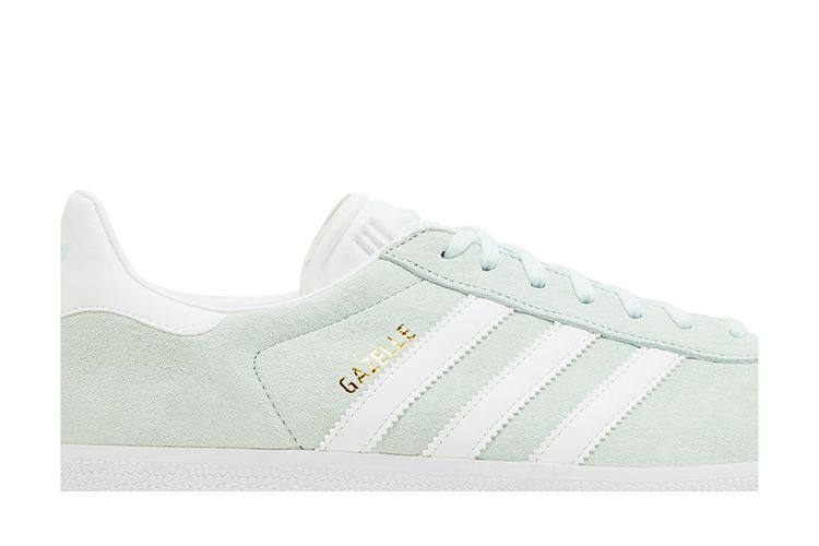 adidas gazelle silver green womens Women's Adidas Gazelle Indoor Shoes - Ash Green/Cloud White/Gum main image 0