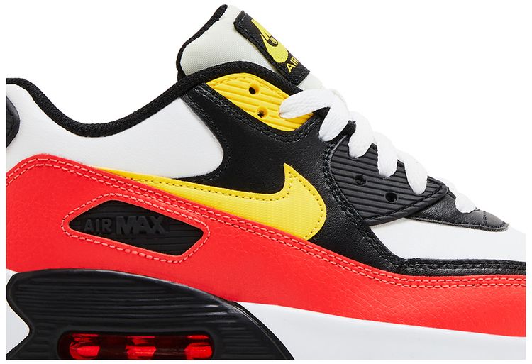 Buy Nike Air Max 90 Leather GS 'Chrome Yellow Black Crimson