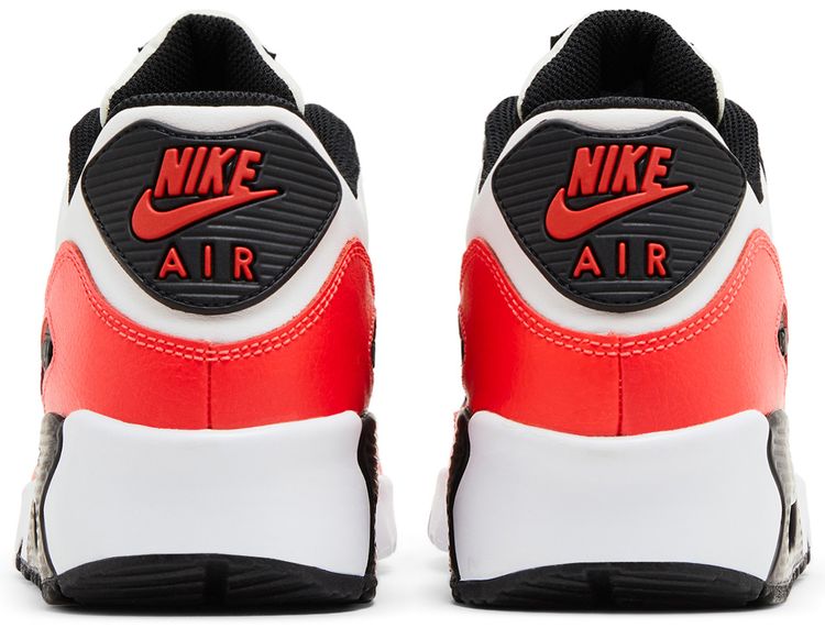 Nike Air Max 90 Leather GS Chrome Yellow Black Crimson