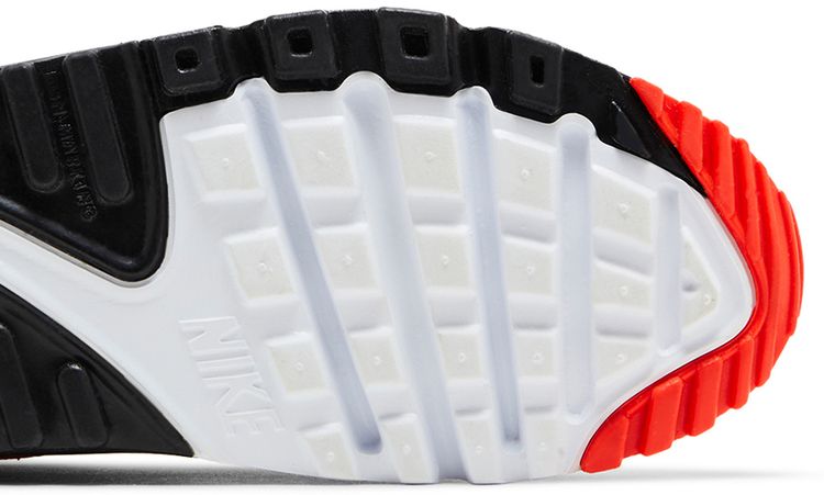 Nike Air Max 90 Leather GS Chrome Yellow Black Crimson