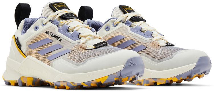National Geographic x adidas Wmns Terrex Swift R3 GORE TEX White Silver Violet