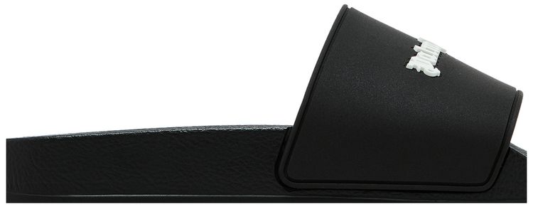 Palm Angels Classic Logo Pool Slider Black White