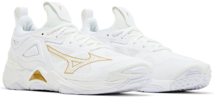 Mizuno Wmns Wave Momentum 3 White Gold