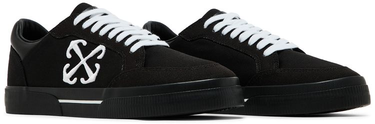Off White New Low Vulcanized Black White