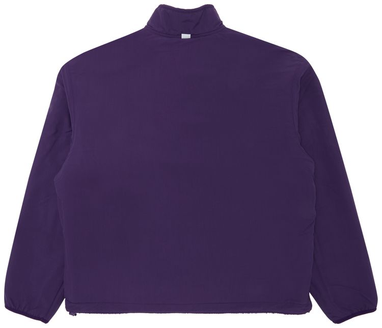 Supreme Polartec Shearling Reversible Pullover Purple