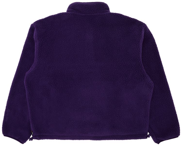Supreme Polartec Shearling Reversible Pullover Purple