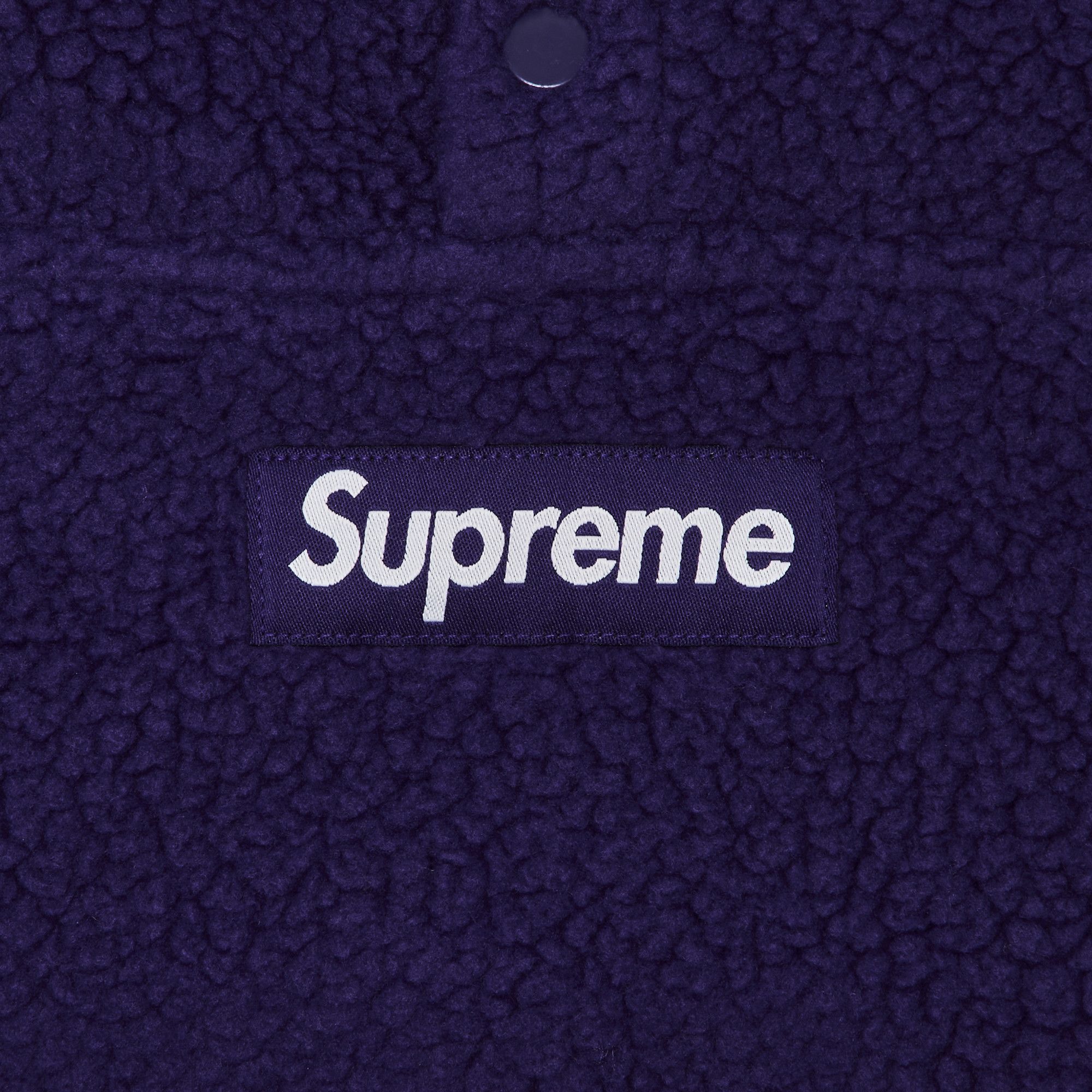 Buy Supreme Polartec Shearling Reversible Pullover 'Purple Buy Supreme Polartec Shearling Reversible Pullover 'Purple