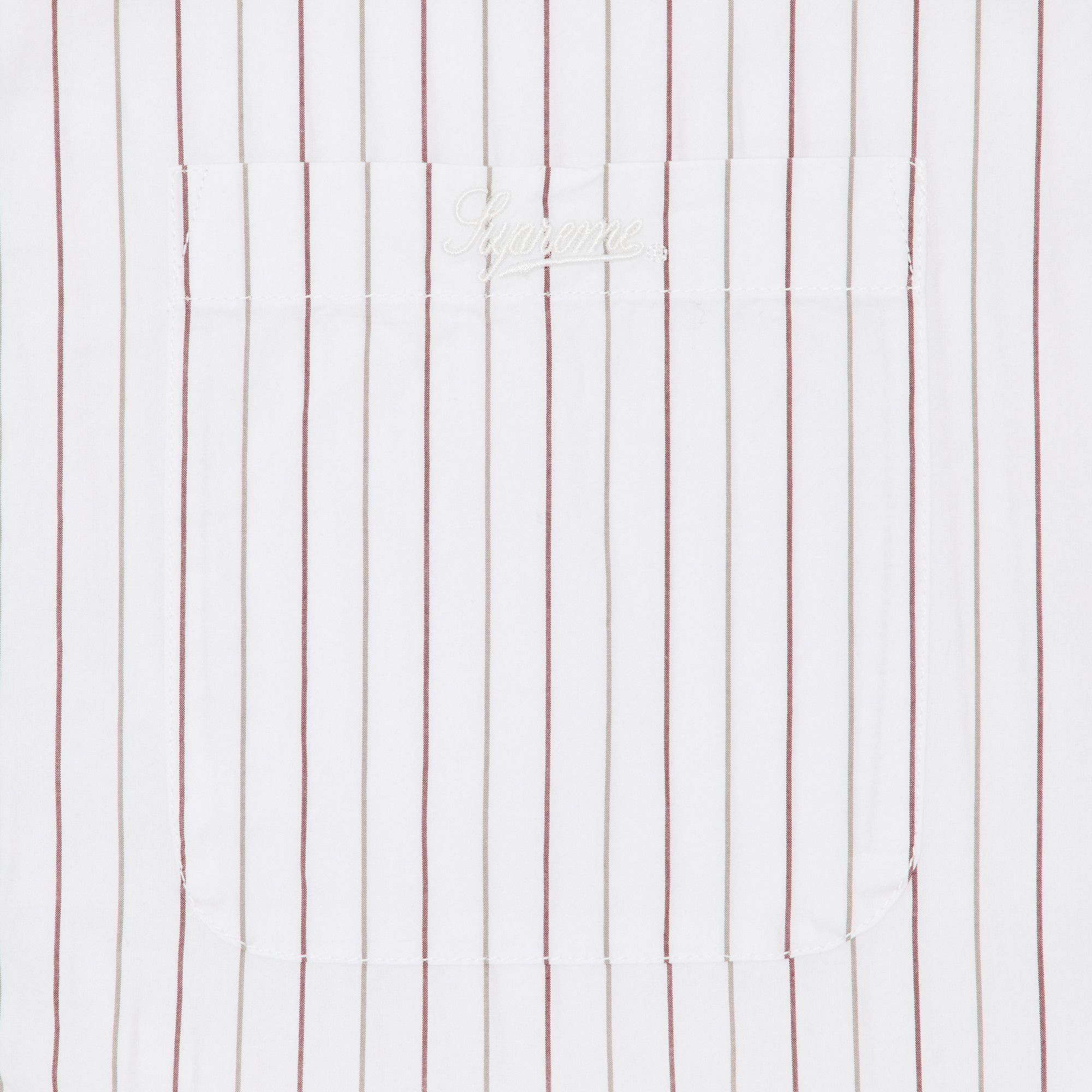 Buy Supreme Loose Fit Stripe Shirt 'White' - FW24S33 WHITE Buy Supreme Loose Fit Stripe Shirt 'White' - FW24S33 WHITE