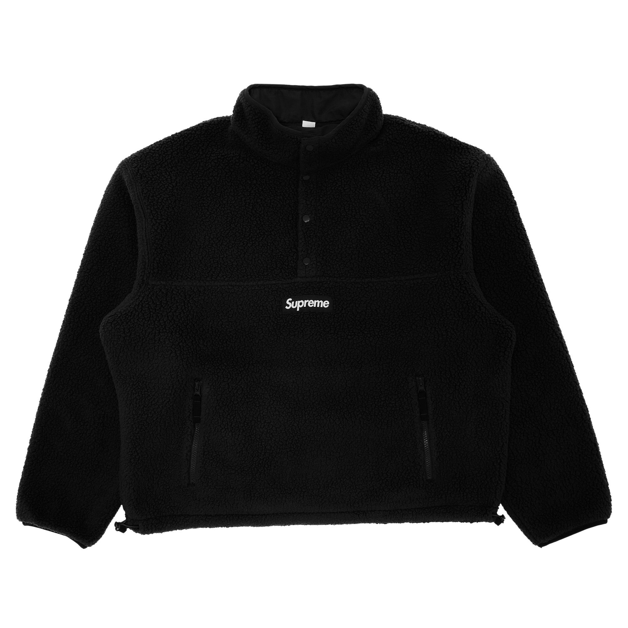 Buy Supreme Polartec Shearling Reversible Pullover Black FW24J83 BLACK GOAT CA