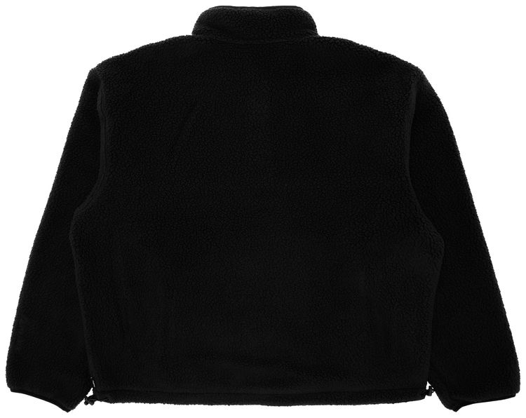 Supreme Polartec Shearling Reversible Pullover Black