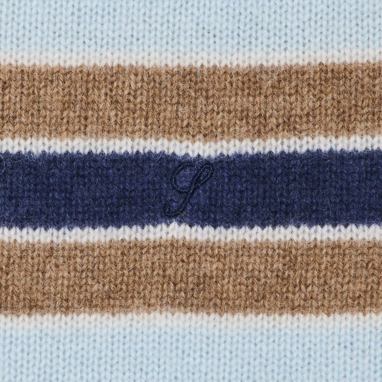 Supreme Cashmere Sweater Blue Stripe
