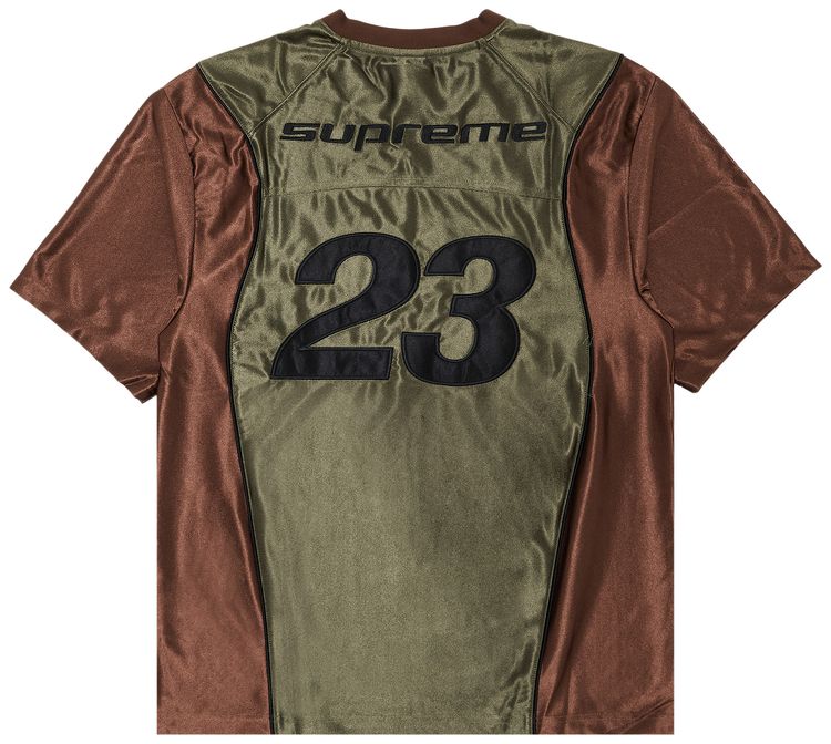 Supreme x Jordan Warm Up Jersey Olive
