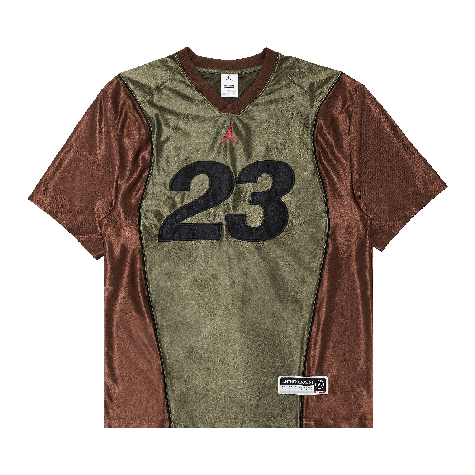 Size xl Supreme x Jordan Warm Up Jersey 'Olive'