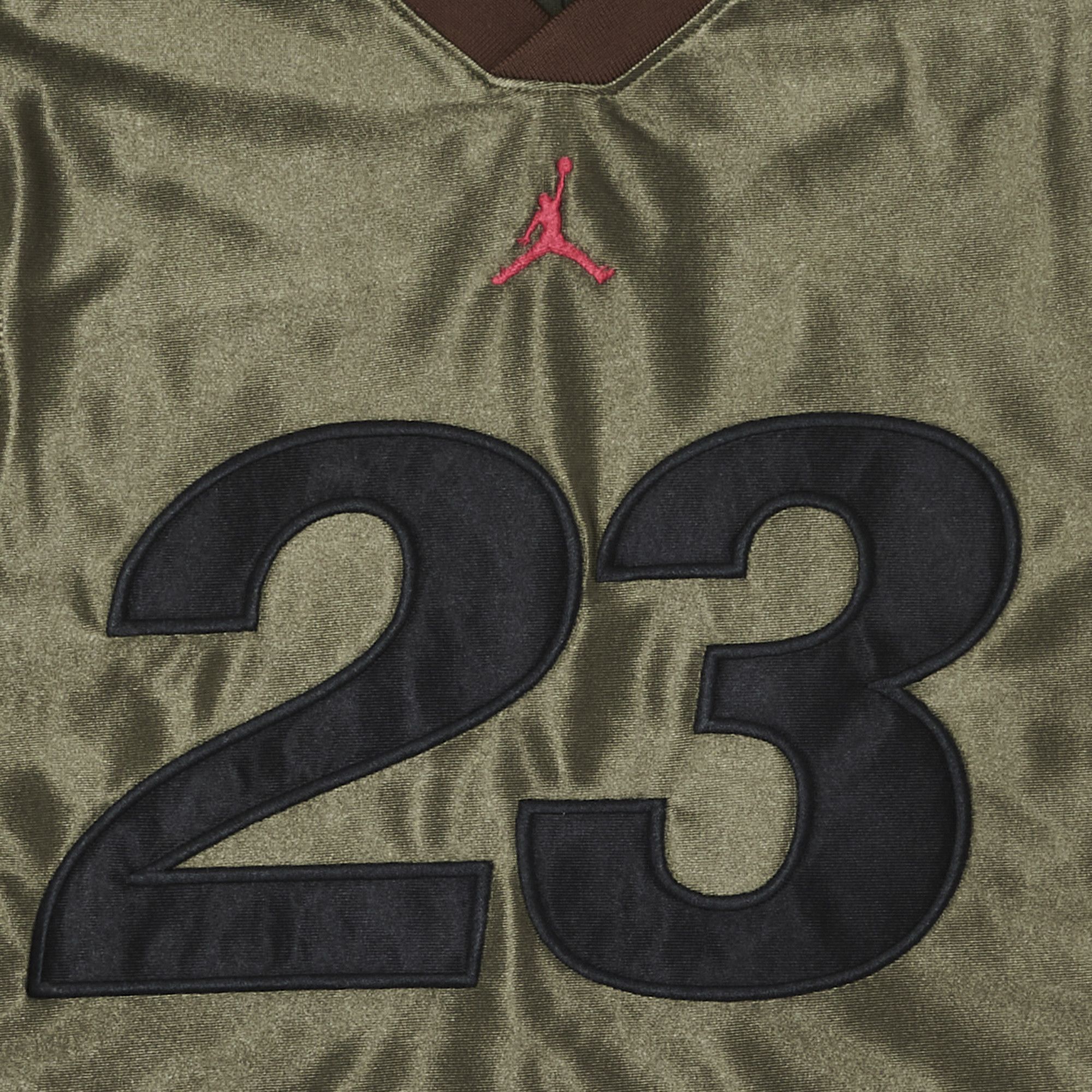 Buy Supreme x Jordan Warm Up Jersey 'Olive' - FW24KN1 OLIVE