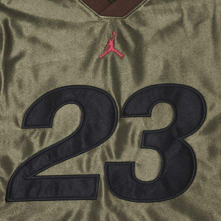 Supreme x Jordan Warm Up Jersey Olive